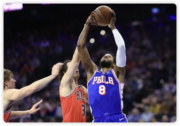 吉迪25+16恩比德缺陣 公?？駝偎?6人8連敗