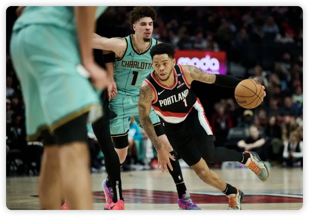 西蒙斯25分卡馬拉20+10+6 開拓者53分血洗黃蜂